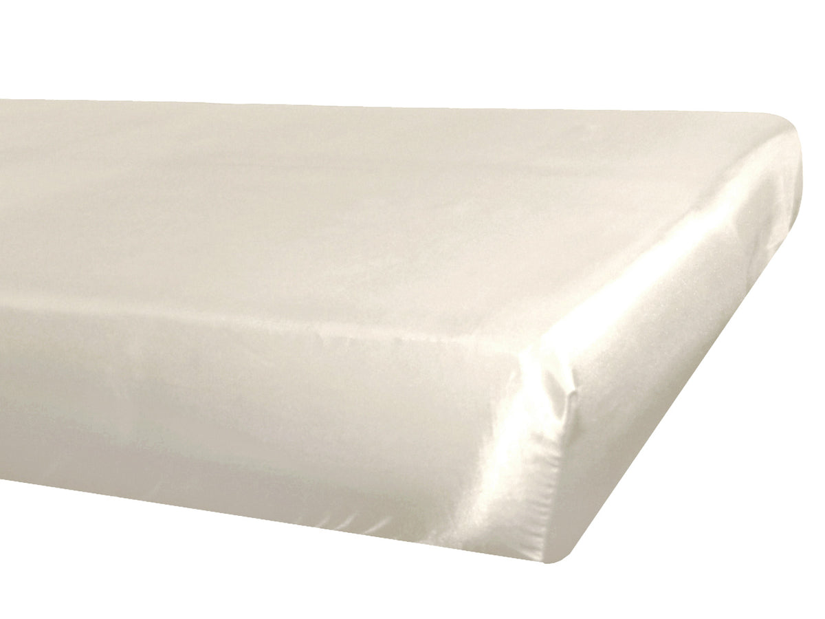 Spannbetttuch ca. 140x200 cm champagner Glanz Satin anschmiegsam & edel beties