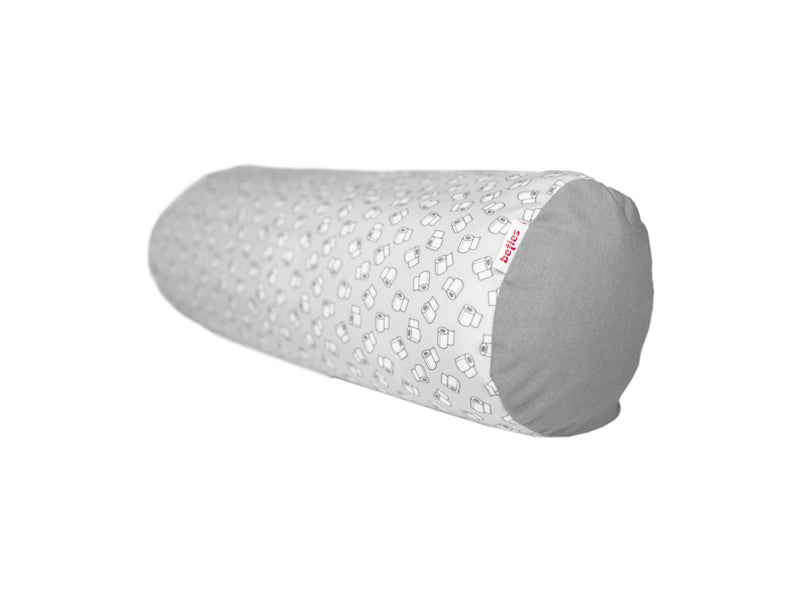 Toilet neck roll cover approx. 15x40 cm silver beties "FUN" toilet paper