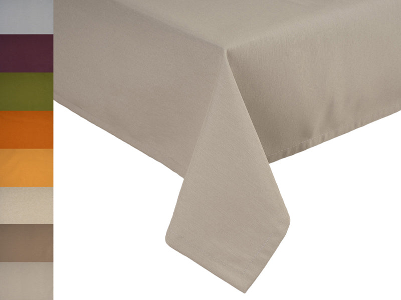 Tablecloth approx. 110x110-130x220 cm, the ideal plain-colored companion, beties "desired color"