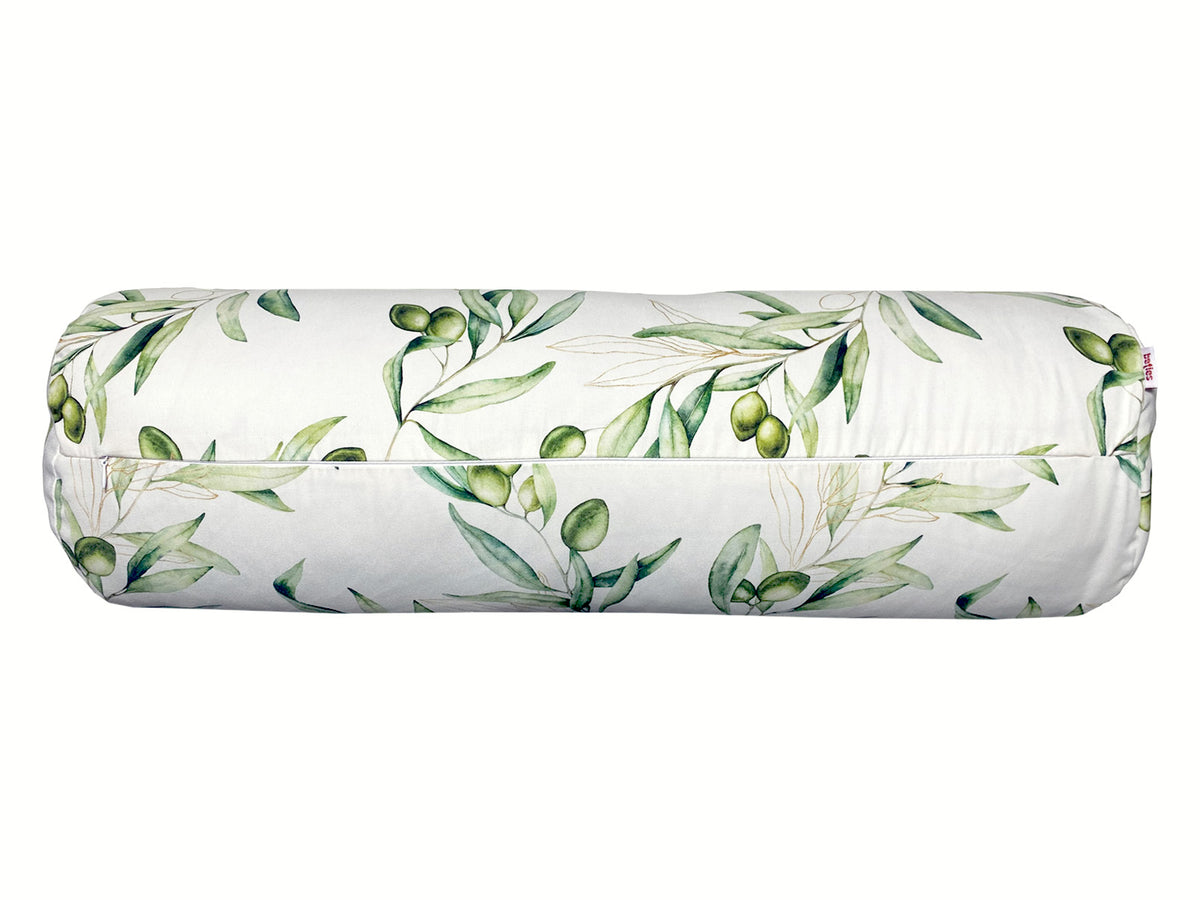Mediterranean XL roll cover approx. 25x70 cm made of 100% cotton - Olive design from the beties "Italy Collection"