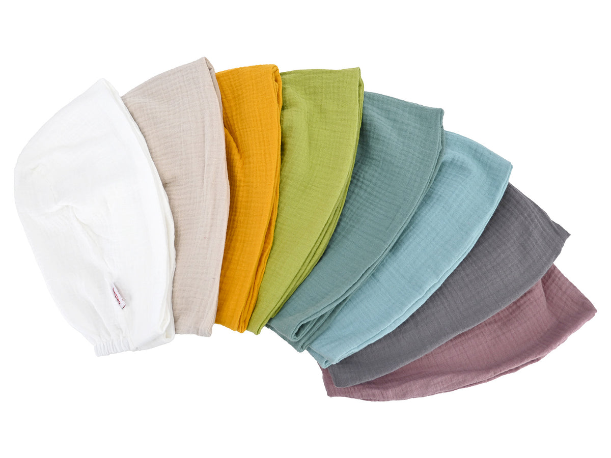 beties Musselin Schlafmützen OP-Hauben – alle Farben – Sortiment – 100% Musselin