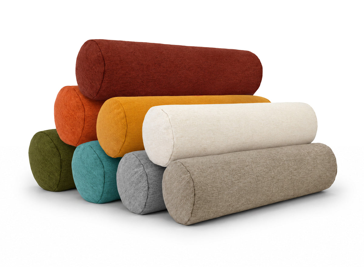 beties Wunschton Nackenrollenhüllen 13x50 cm alle Farben – melierter Möbelstoff