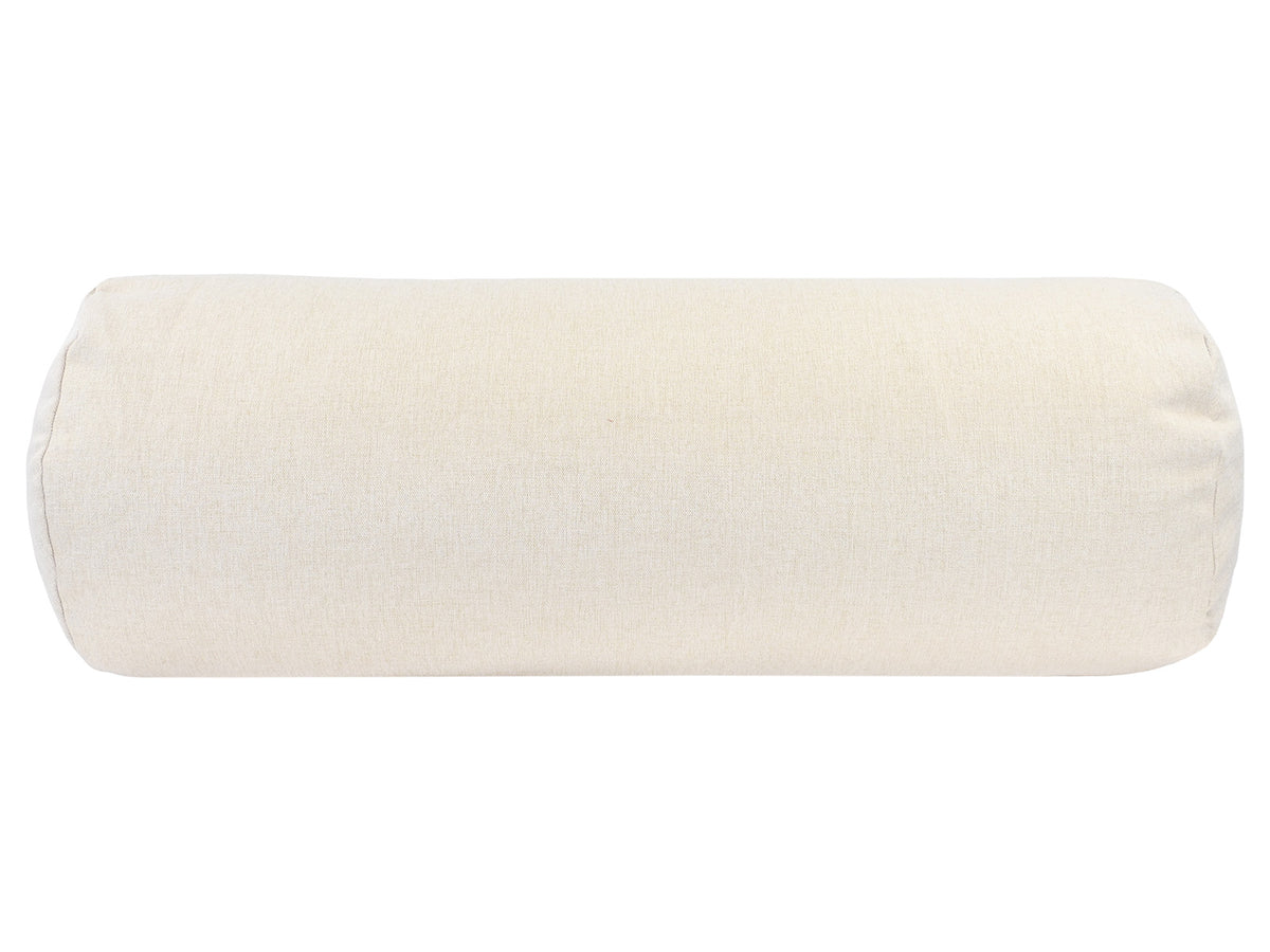 beties Wunschton XL Rollenhülle 25x70 cm Macciato Beige – Vorderansicht, melierter Möbelstoff