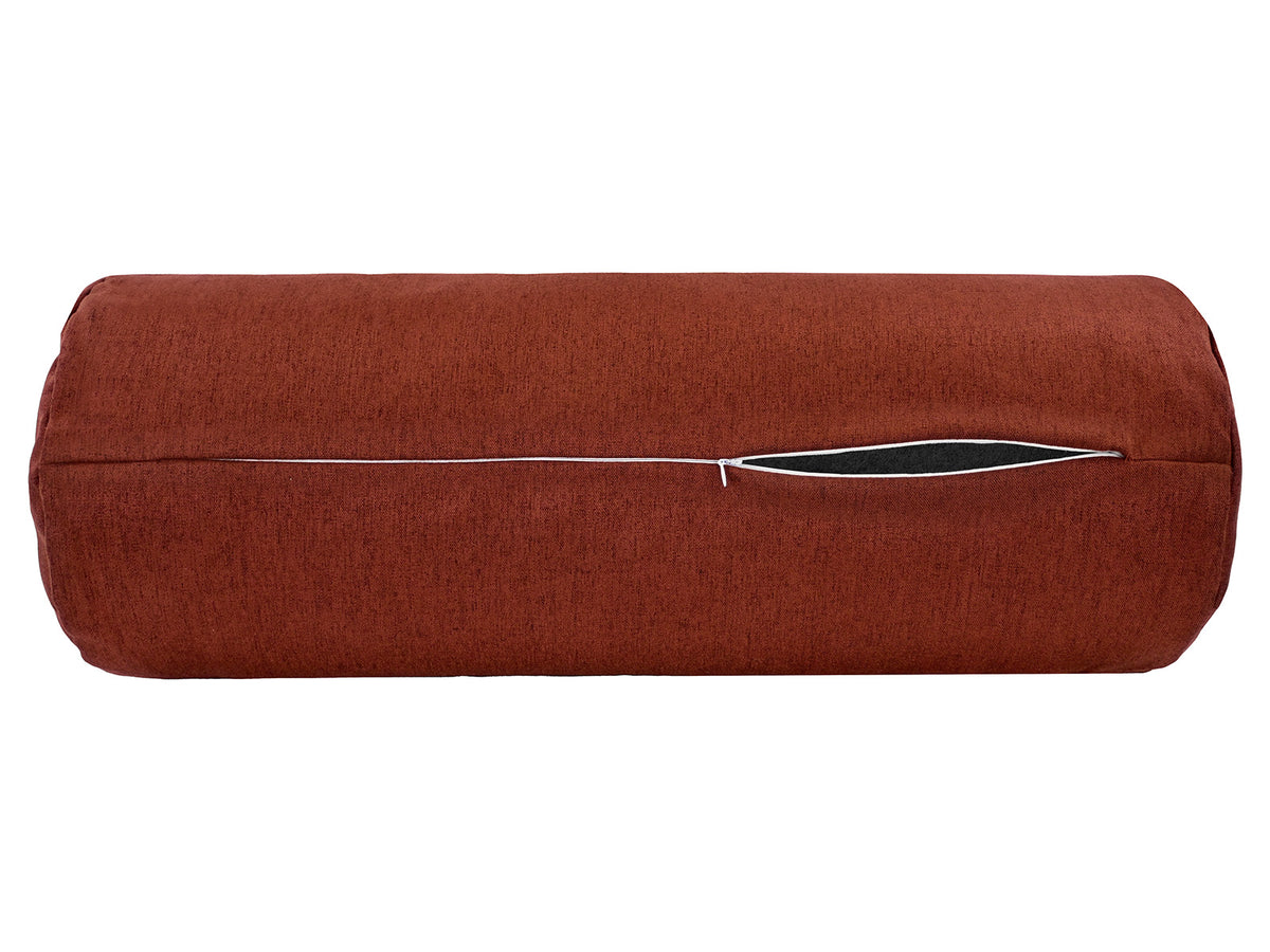 beties Wunschton XL Rollehülle Rusty Bordeaux 25x70 cm – liegend mit offenem Reißverschluss