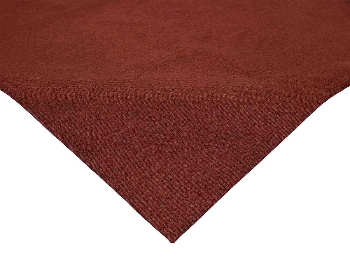 beties Wunschton XS-Mitteldecke Rusty Bordeaux 60x60 cm – Vorderansicht