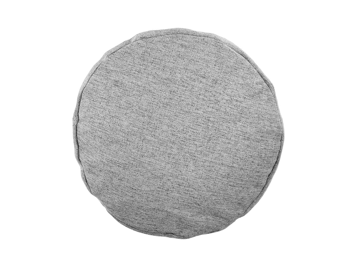 beties Wunschton XL Rollenhülle 25x70 cm Silber Grau – Seitenansicht, melierter Möbelstoff