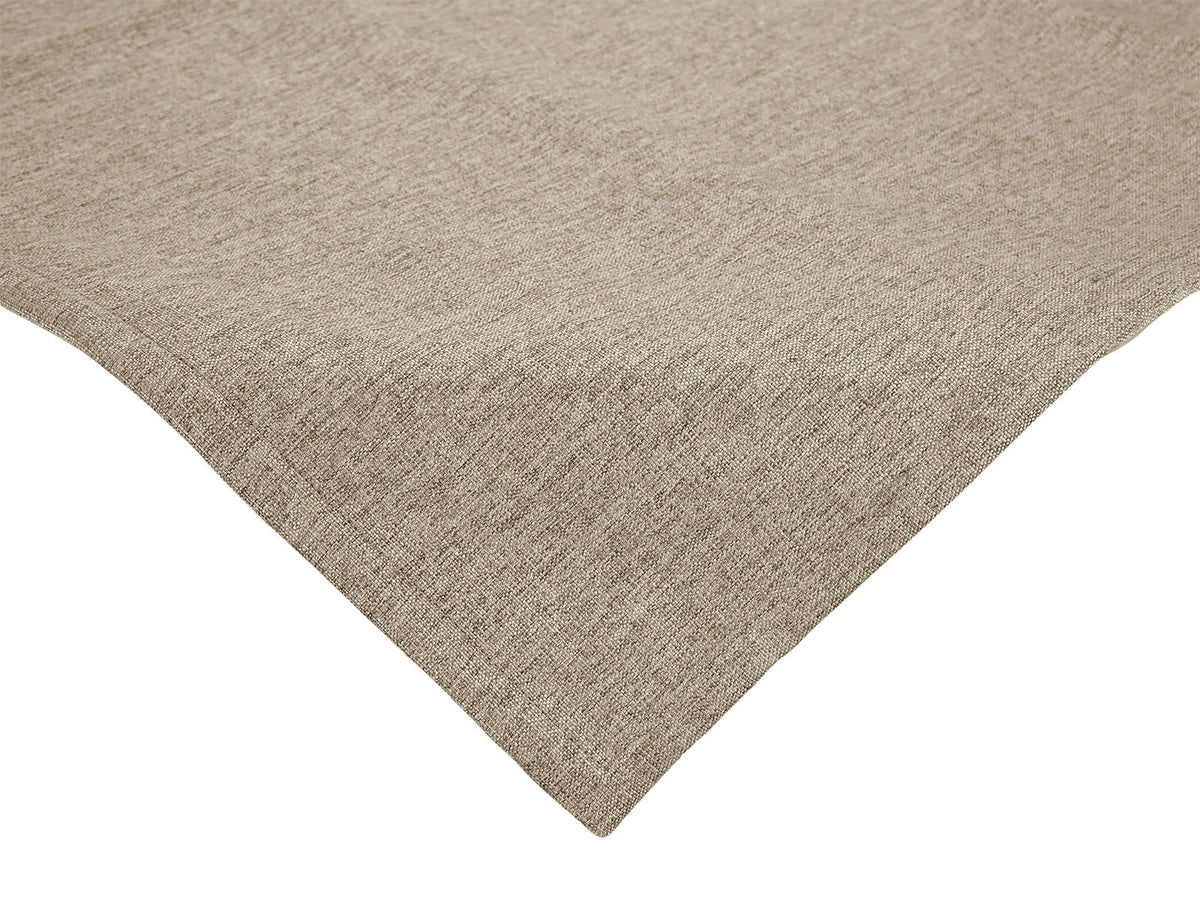beties Wunschton XS Mitteldecke 60x60 cm Taupe Braun – Vorderansicht, melierter Möbelstoff