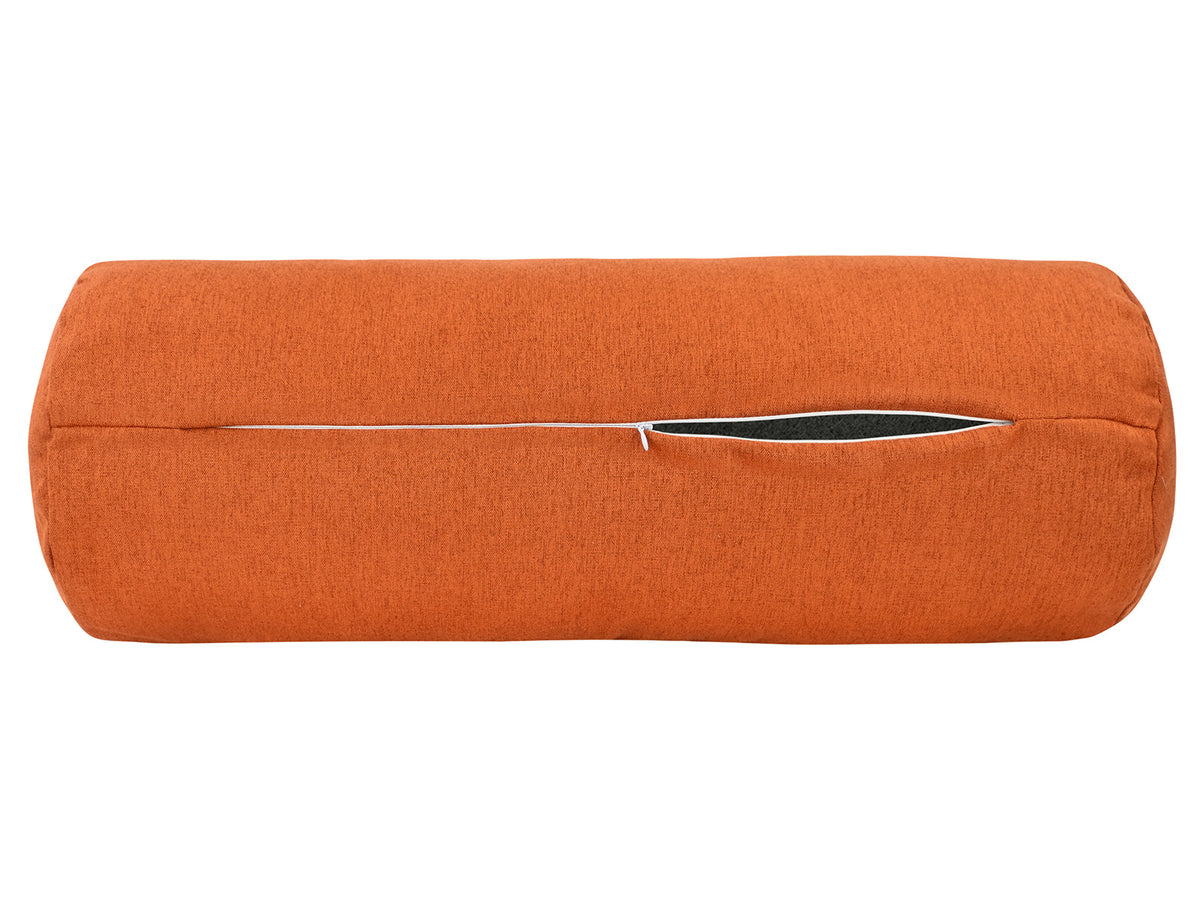 beties Wunschton XL Rollenhülle 25x70 cm Terracotta Orange – geöffnet, Reißverschluss