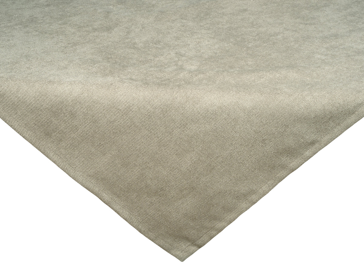 XS Mitteldecke 60x60 cm greig-taupe Chenille-Haptik beties „FarbTon"