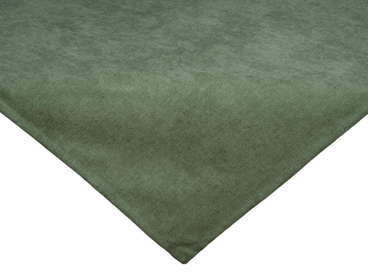 XS Mitteldecke 60x60 cm oliven-grün Chenille-Haptik beties „FarbTon"
