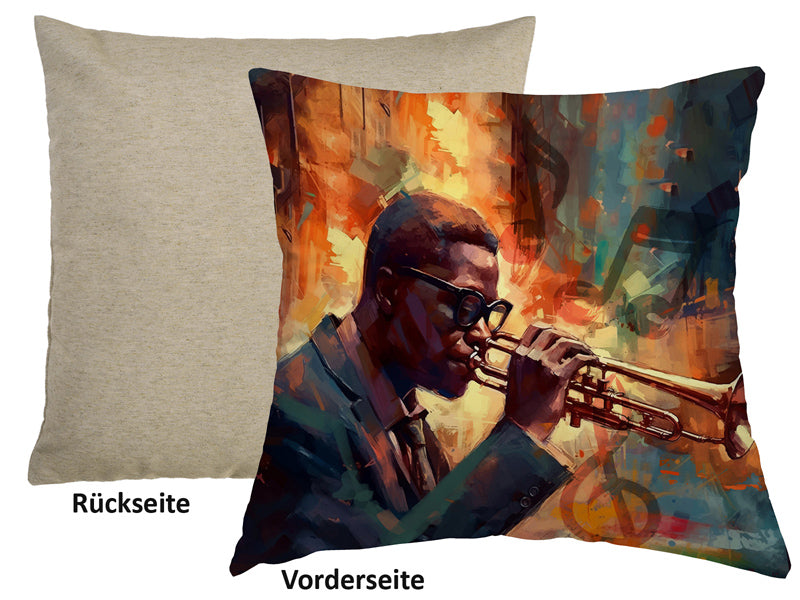 Kissenhülle ca. 45x45 cm Mischgewebe POP Collection beties "Jazz"