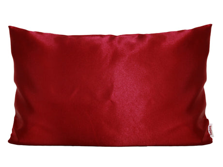 Karmin-roter Glanz Satin Kissenbezug ca. 40x60 cm anschmiegsam & edel von beties.