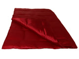 Karmin-roter Glanz Satin Bettbezug ca. 135x200 cm anschmiegsam & edel von beties.