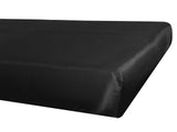 Spannbetttuch ca. 200x200 cm schwarz Glanz Satin anschmiegsam & edel beties