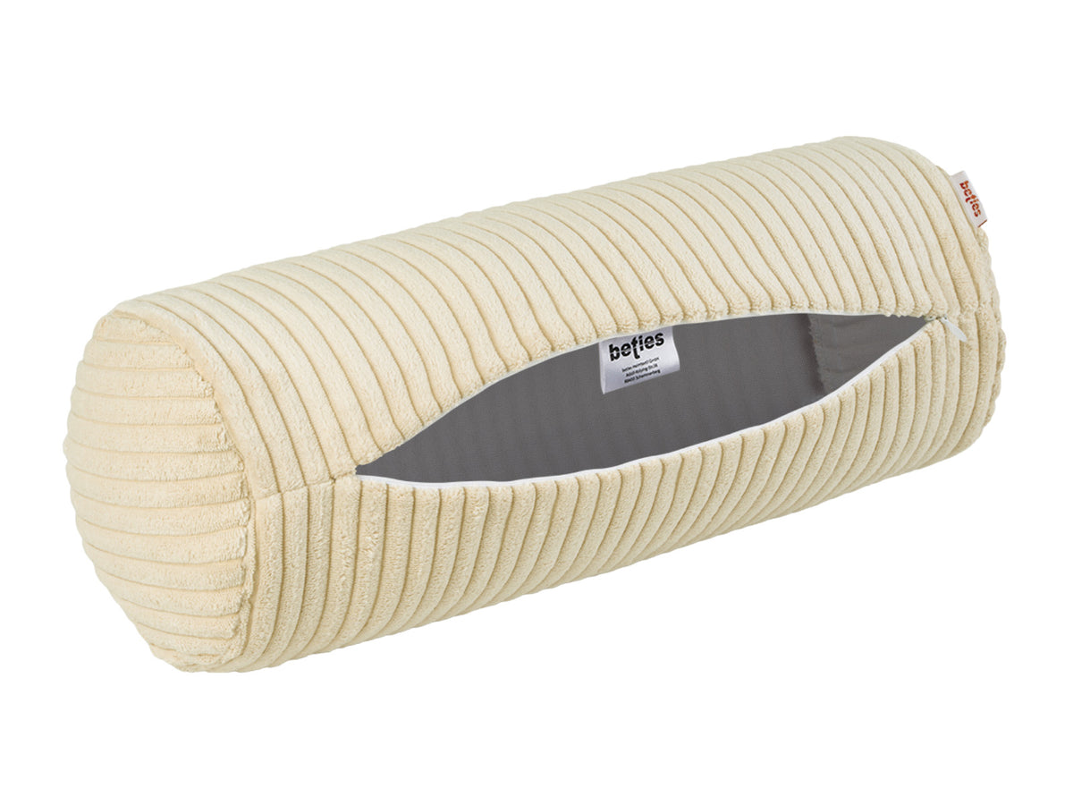Neck roll cover approx. 15x40 cm, corduroy velvet block, beties "HYggelig No.2" cushion cover in interior decorator quality from a German company