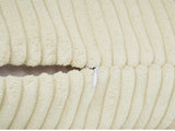 Kissenhülle rund ca. 80 cm Ø Block Cord-Samt beties "HYggelig No.2" Kissenbezug in Raumausstatter Qualität aus deutschem Unternehmen