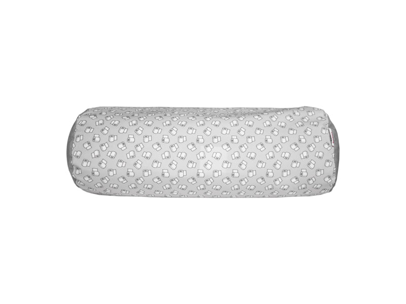 Toilet neck roll cover approx. 15x40 cm silver beties "FUN" toilet paper