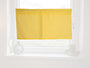 Scheibengardine ca. 85x45 cm zitronen-gelb 100% Leinen beties "Leinen"
