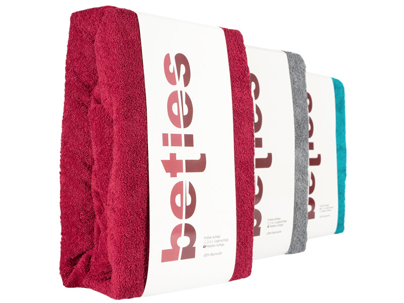 Pallet support carmine red approx. 120x140 cm beties "DayLight"