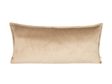 Kissenhülle ca. 30x70 cm braun-beige beties "Samt&Sonders"
