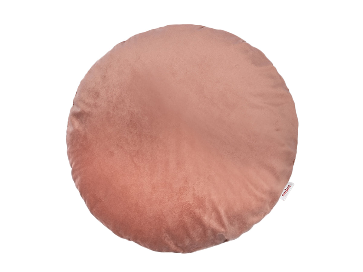 Kissenhülle rund ca. 40 cm Ø altrosa beties "Samt&Sonders"