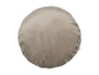 Kissenhülle rund ca. 40 cm Ø taupe beties "Samt&Sonders"