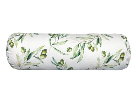 Mediterrane XL Rollen Hülle ca. 25x70 cm aus 100% Baumwolle - Oliven Design aus der beties "Italy Collection"