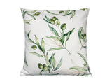 Mediterranean cushion cover approx. 40x40 cm made of 100% cotton - Olive design from the beties "Italy Collection"