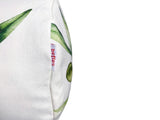 Mediterranean XL roll cover approx. 25x70 cm made of 100% cotton - Olive design from the beties "Italy Collection"