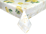 Hochwertige Tischdecke 110x110 cm aus 100% Baumwolle – Zitronen-Design aus der beties "Italy Collection"