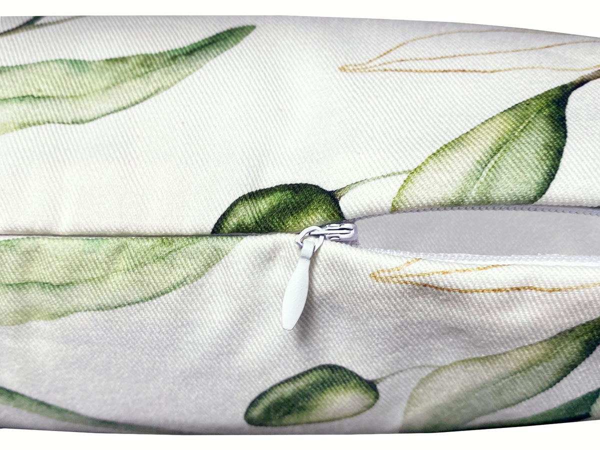 Mediterrane Kissenhülle ca. 30x50 cm aus 100% Baumwolle - Oliven Design aus der beties "Italy Collection"