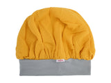  beties Musselin Bonnet Haarhaube Manuka Gelb –  100% Bio-Baumwolle Musselin 