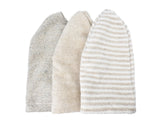 beties Savu Sauna-Beanie aus Soft-Frottee mit Leinen in allen drei Farben