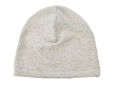 beties Savu Sauna-Beanie in Basaltgrau aus Soft-Frottee-Leinen, Vorderansicht