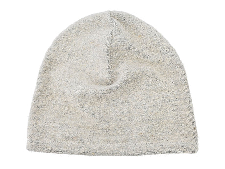 beties Savu Sauna-Beanie in Basaltgrau aus Soft-Frottee-Leinen, Vorderansicht