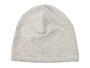 beties Savu Sauna-Beanie in Basaltgrau aus Soft-Frottee-Leinen, Vorderansicht