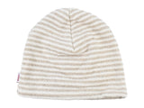 beties Savu Sauna-Beanie aus Soft-Frottee mit Leinen in Schilf-Hafermilch