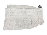 beties Savu Sauna-Kilt 50x140 cm in Basaltgrau, flach ausgebreitet