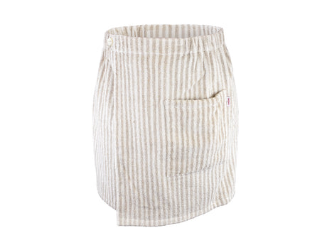 beties Savu Sauna-Kilt 50x140 cm aus Soft-Leinen in Schilf-Hafermilch