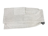 beties Savu Sauna-Kilt 70x140 cm in Basaltgrau, flach ausgebreitet