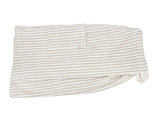 beties Savu Sauna-Kilt 70x140 cm in Schilf-Hafermilch, flach ausgebreitet