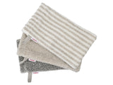 beties Savu Waschhandschuh 14x25 cm aus Massage-Frottee-Leinen in allen drei Farben