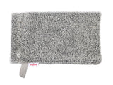 beties Savu Waschhandschuh 14x25 cm aus Massage-Frottee-Leinen in Basaltgrau