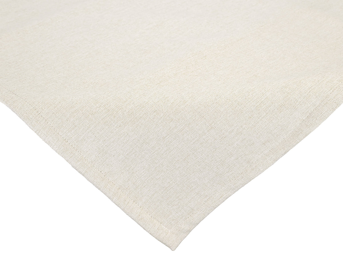  beties Wunschton Mitteldecke 80x80 cm Macciato Beige – Vorderansicht, melierter Möbelstoff Tischdeko 