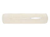  beties Wunschton Nackenrolle gefüllt 13x50 cm Macciato Beige – geöffnet, melierter Möbelstoff 