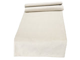  beties Wunschton XL Tischläufer 40x220 cm Macciato Beige – Vorderansicht, melierter Möbelstoff Tischdeko 