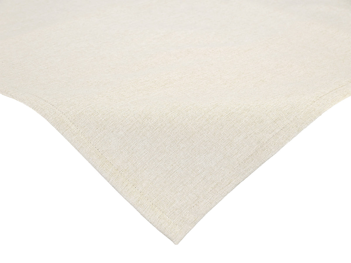  beties Wunschton XS Mitteldecke 60x60 cm Macciato Beige – Vorderansicht, melierter Möbelstoff Tischdeko 
