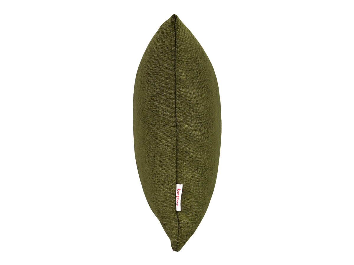  beties Wunschton Kissenhülle Organic Grün 25x35 cm – Seitenansicht