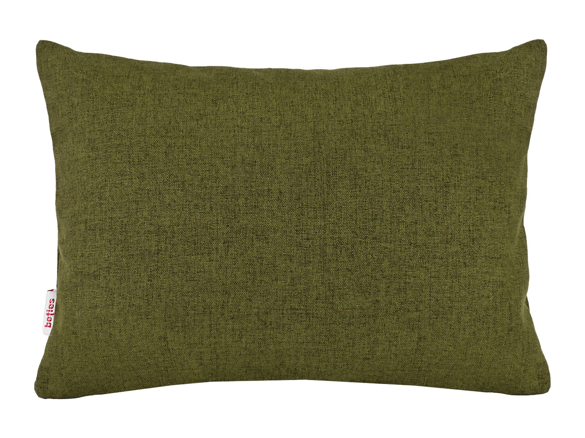  beties Wunschton Kissenhülle Organic Grün 25x35 cm – vorderansicht 