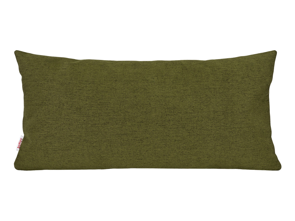  beties Wunschton Kissenhülle Organic Grün 30x70 cm – vorderansicht 